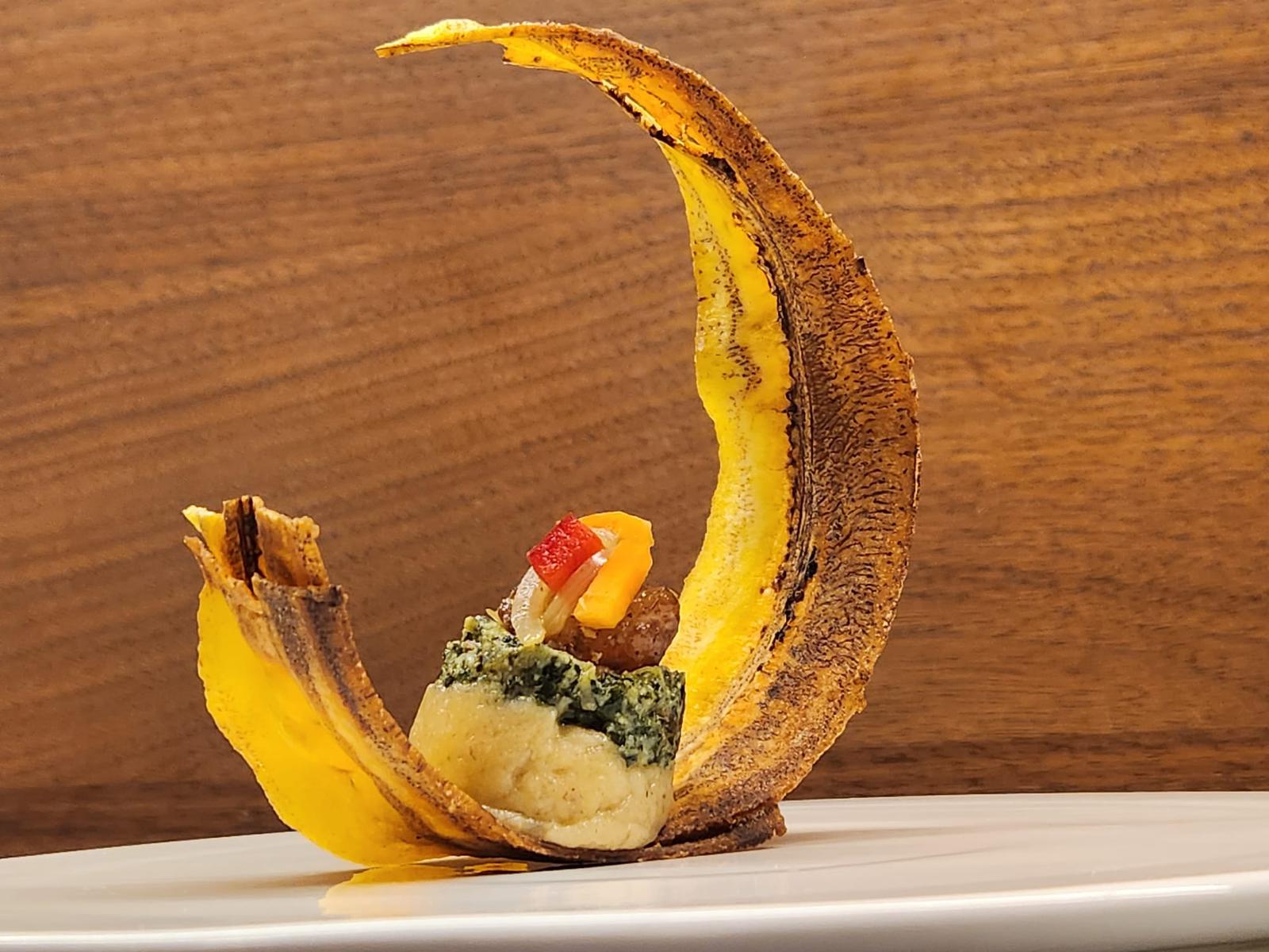 frittierte Kochbananen- oder Bananenchips